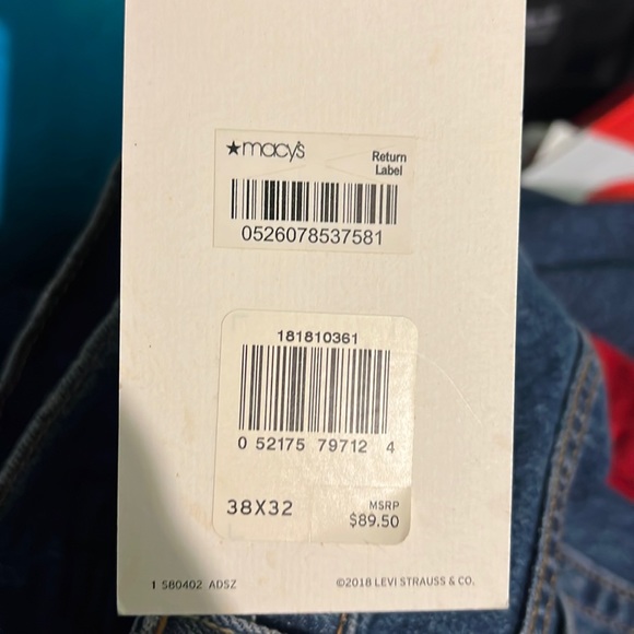 levis 541 athletic fit taper mens jeans - Picture 6 of 6